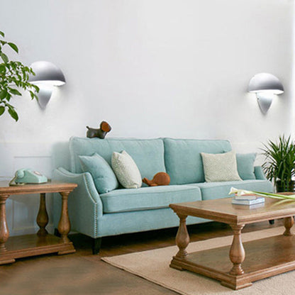 Aluminum Acrylic Semi-Circular Cone LED Wall Sconce Lamp