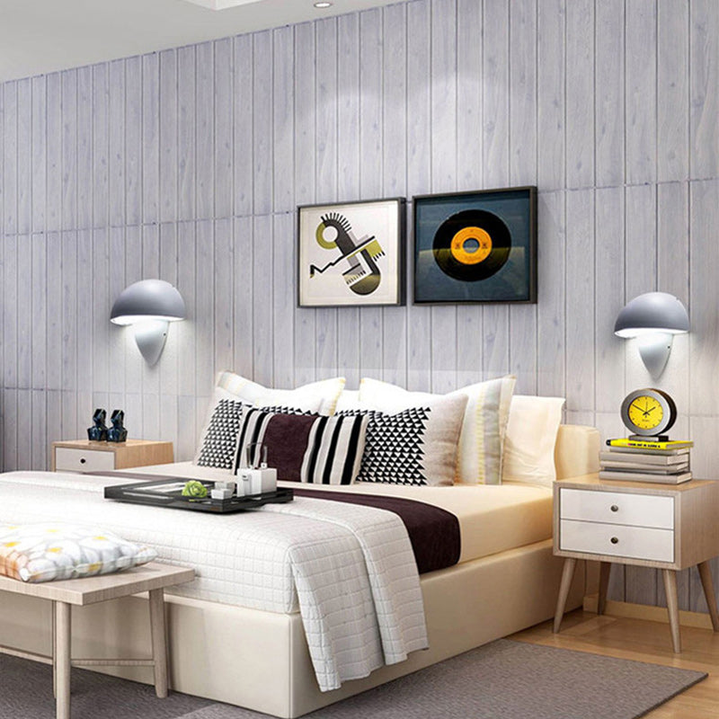 Aluminum Acrylic Semi-Circular Cone LED Wall Sconce Lamp