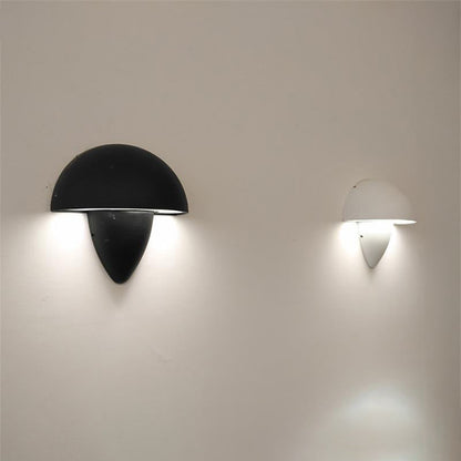 Aluminum Acrylic Semi-Circular Cone LED Wall Sconce Lamp