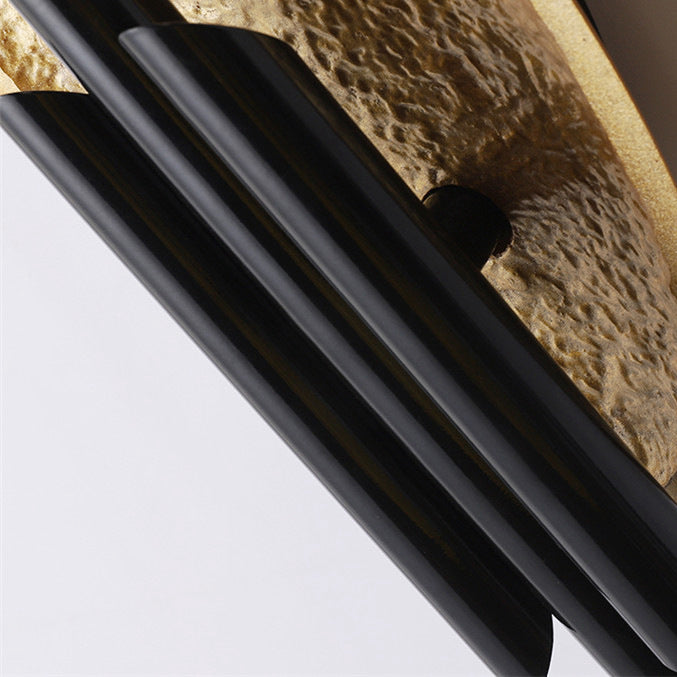 Luxury Iron Resin Oval Cylinder 2-Light Wall Sconce Lamp