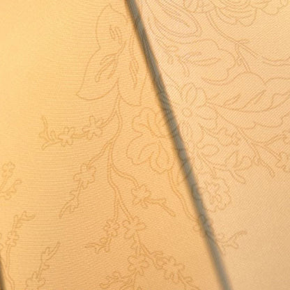 French Metal Fabric Floral Pattern 1-Light Wall Sconce Lamp