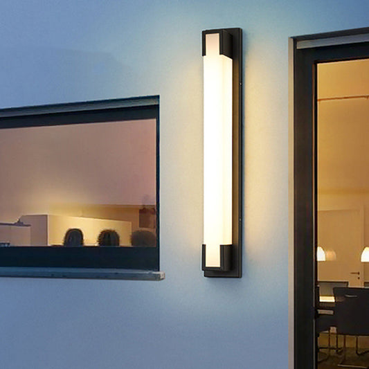 Stainless Steel Acrylic Rectangular LED Wall Sconce Lamp