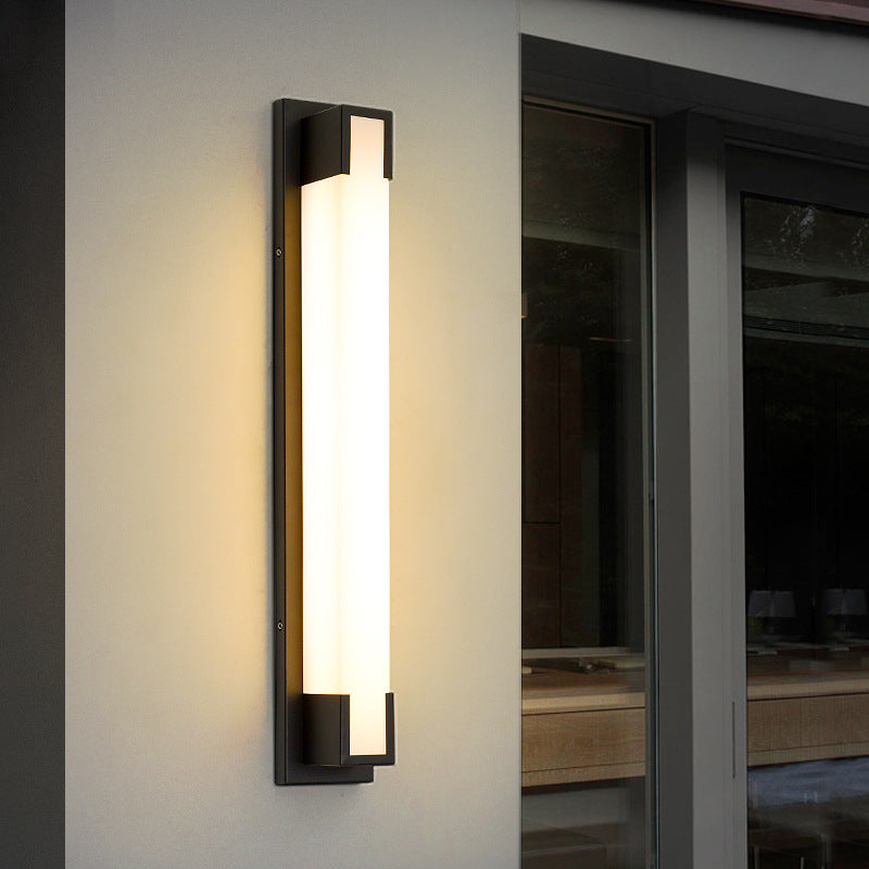 Stainless Steel Acrylic Rectangular LED Wall Sconce Lamp