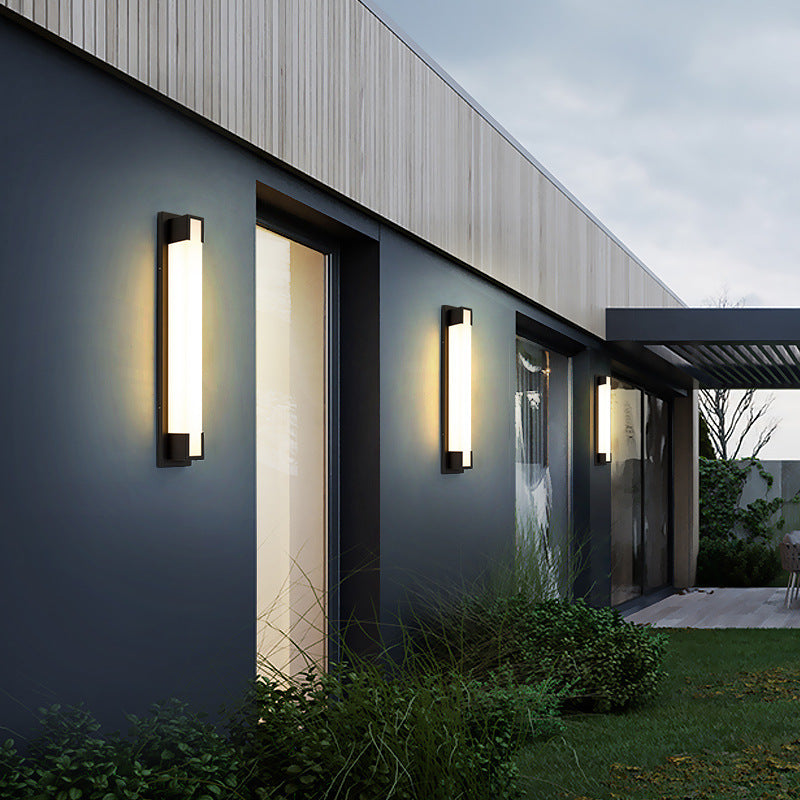 Stainless Steel Acrylic Rectangular LED Wall Sconce Lamp