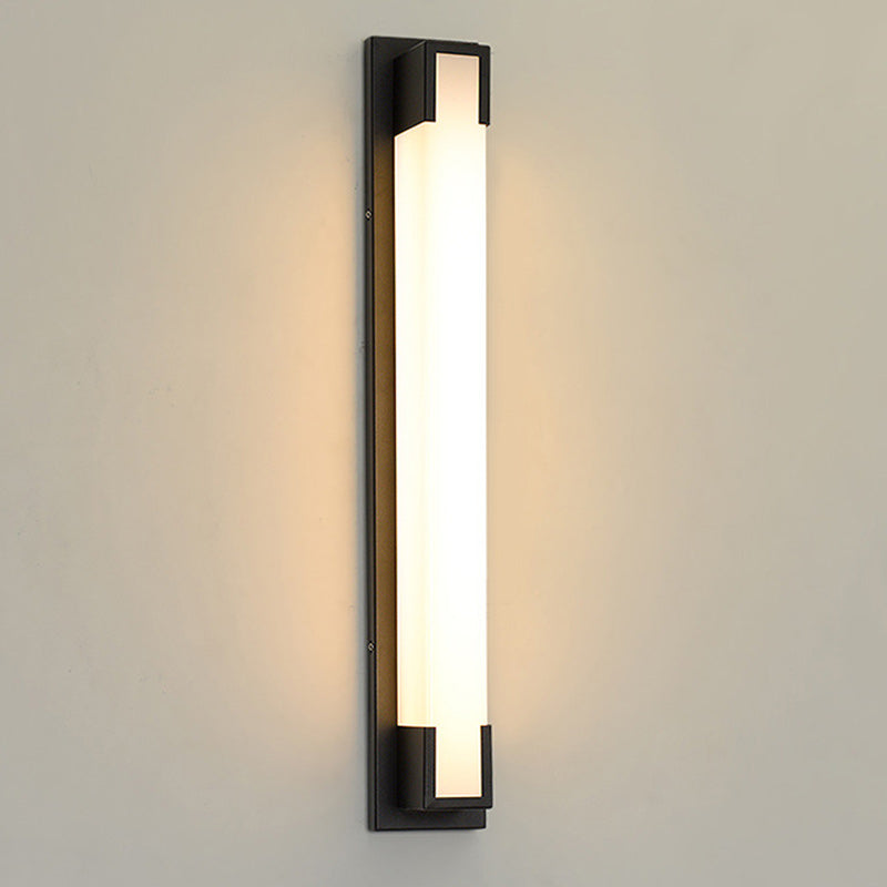 Stainless Steel Acrylic Rectangular LED Wall Sconce Lamp