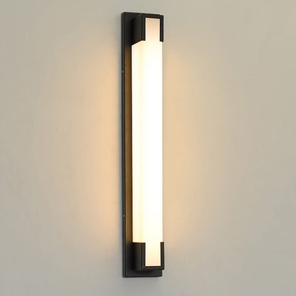 Stainless Steel Acrylic Rectangular LED Wall Sconce Lamp