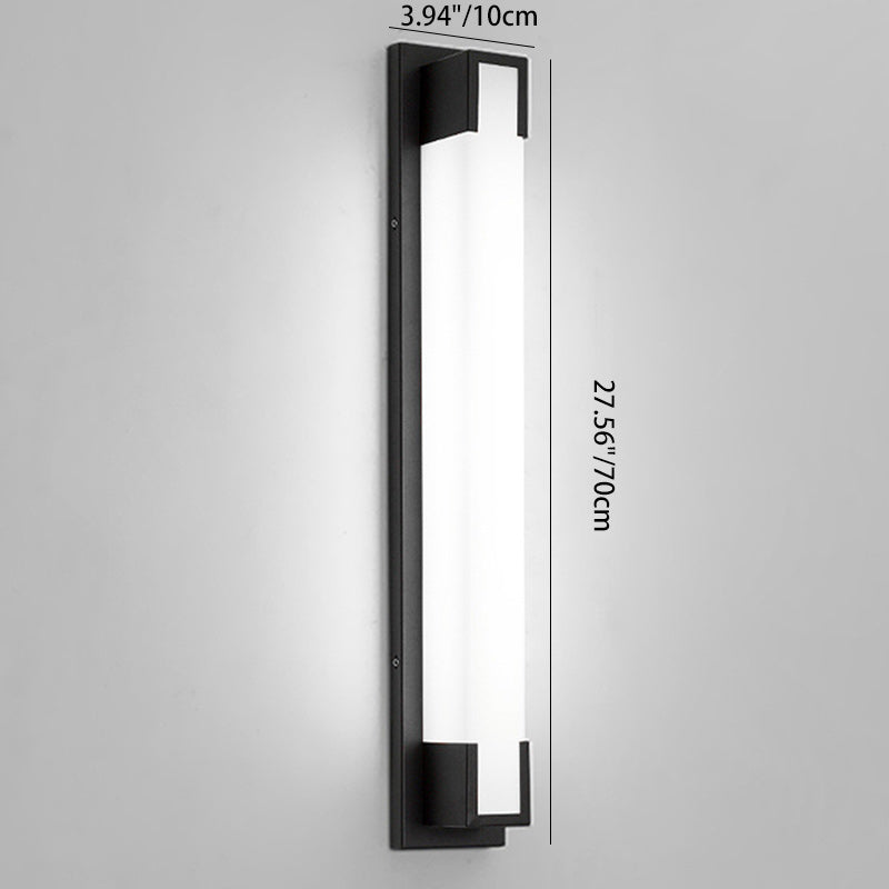 Stainless Steel Acrylic Rectangular LED Wall Sconce Lamp