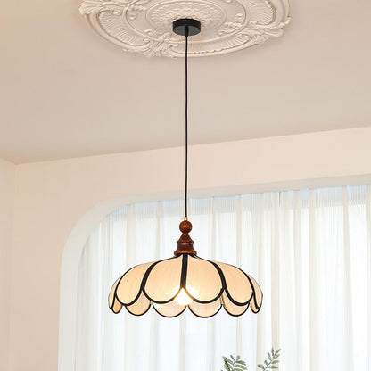 Traditional Wood Pendant Light