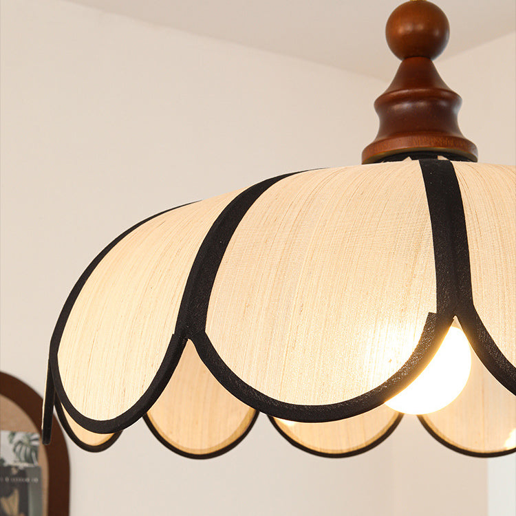Traditional Wood Pendant Light