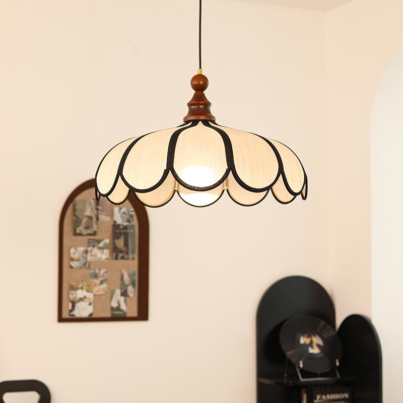 Traditional Wood Pendant Light