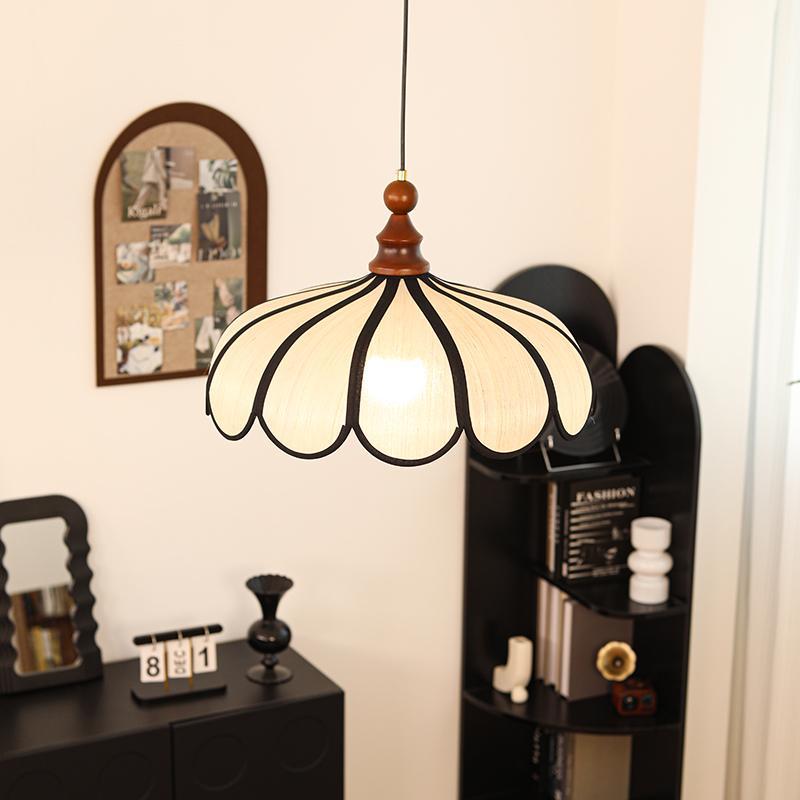 Traditional Wood Pendant Light