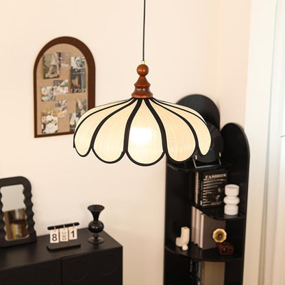 Traditional Wood Pendant Light