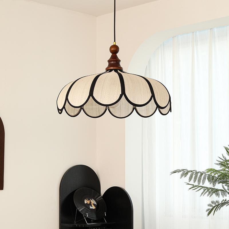 Traditional Wood Pendant Light