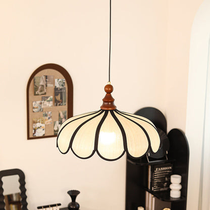 Traditional Wood Pendant Light