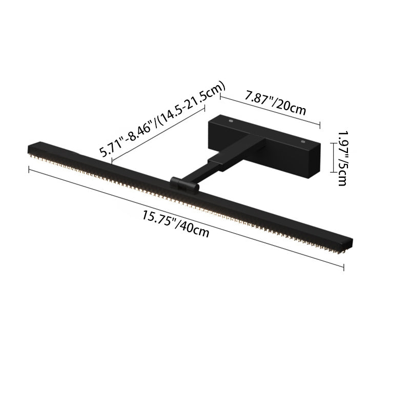 Adjustable Rectangular LED Vanity Light Wall Sconce Lamp