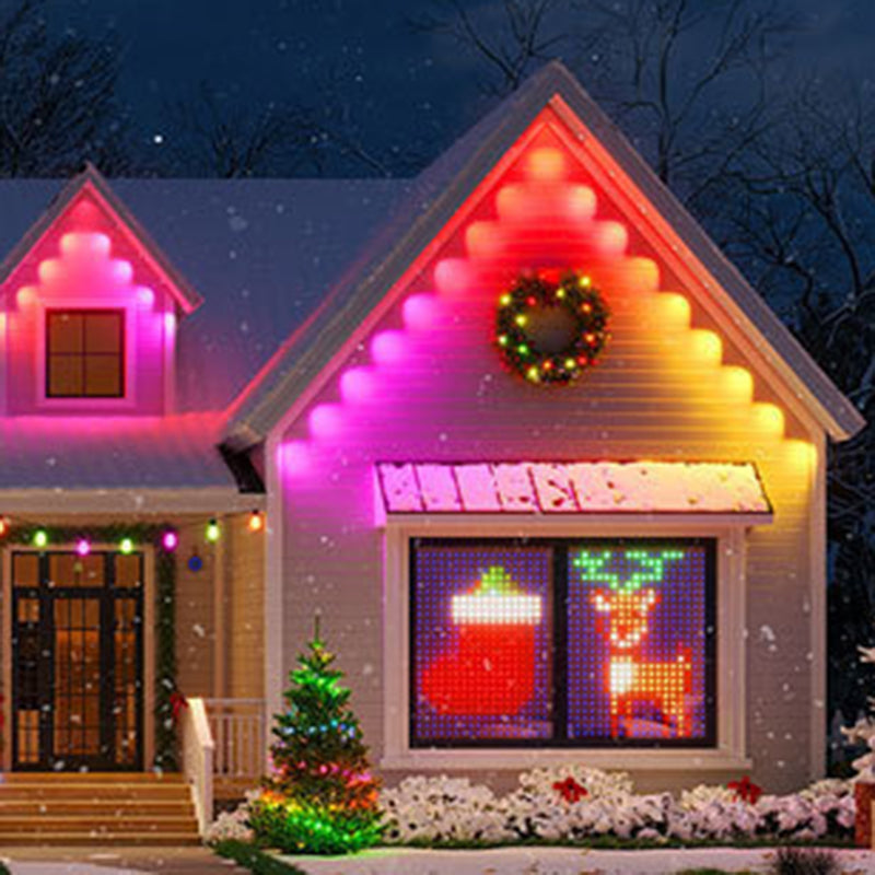 Permanent Outdoor Eaves LED Strip Lighting With App Control