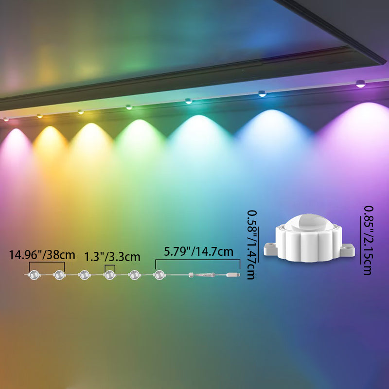 Permanent Outdoor Eaves LED Strip Lighting With App Control