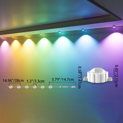 Permanent Outdoor Eaves LED Strip Lighting With App Control