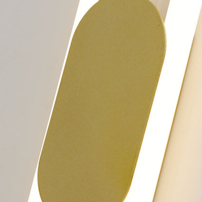 Nordic Metal & Silicone Oval LED Wall Sconce Lamp