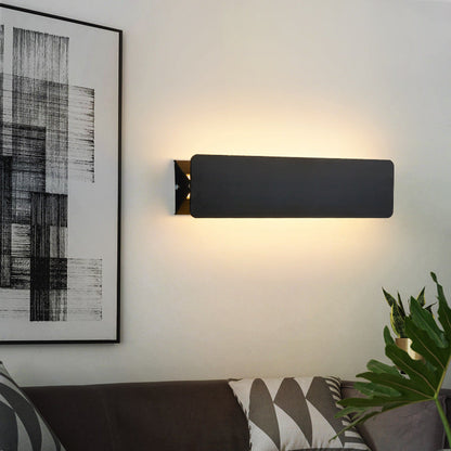 Modern Minimalist Aluminum Rectangular LED Wall Sconce Lamp