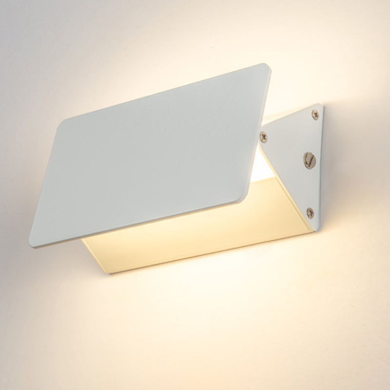 Modern Minimalist Aluminum Rectangular LED Wall Sconce Lamp