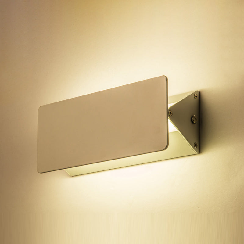 Modern Minimalist Aluminum Rectangular LED Wall Sconce Lamp