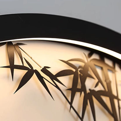 Modern Minimalist Iron & Acrylic Round LED Wall Sconce Lamp