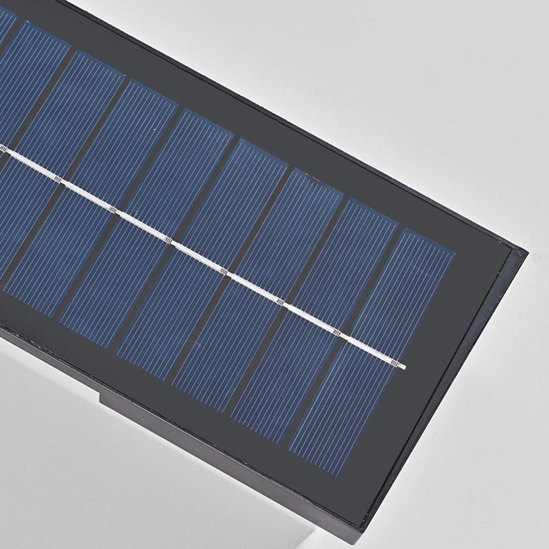 Solar Plastic & PC Rectangular LED Wall Sconce Lamp