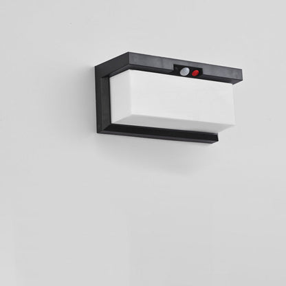 Solar Plastic & PC Rectangular LED Wall Sconce Lamp