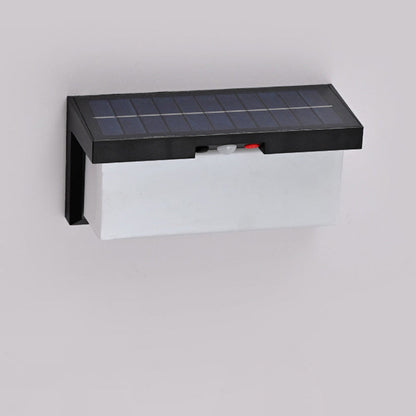 Solar Plastic & PC Rectangular LED Wall Sconce Lamp