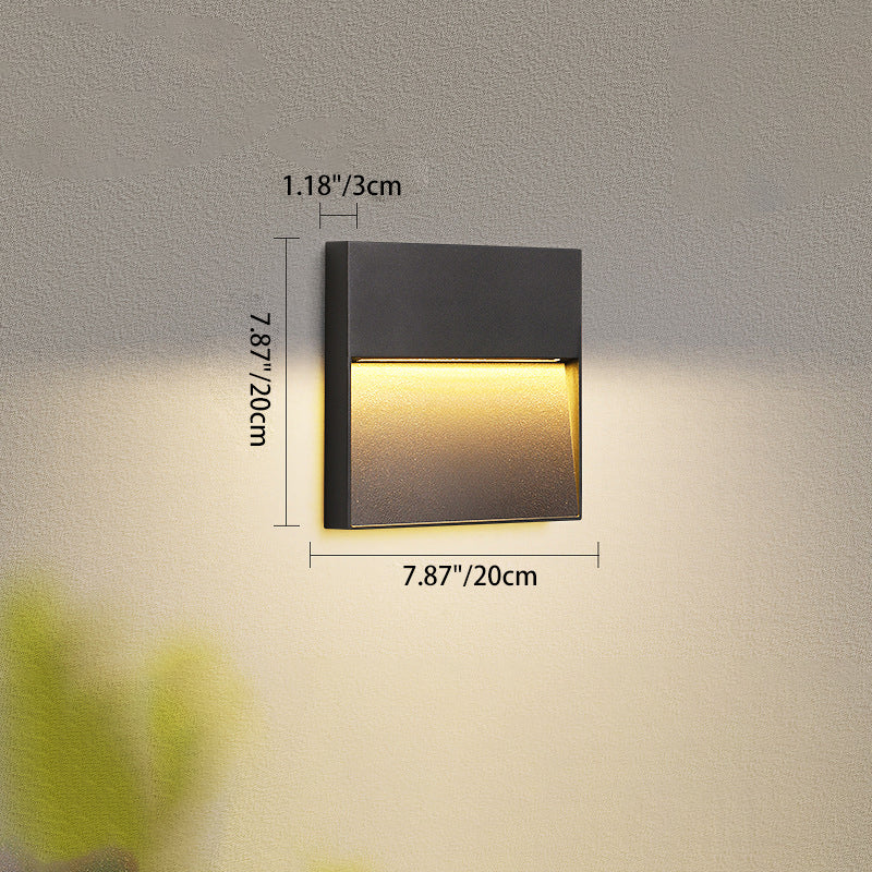 Waterproof Aluminum Round & Square LED Wall Sconce