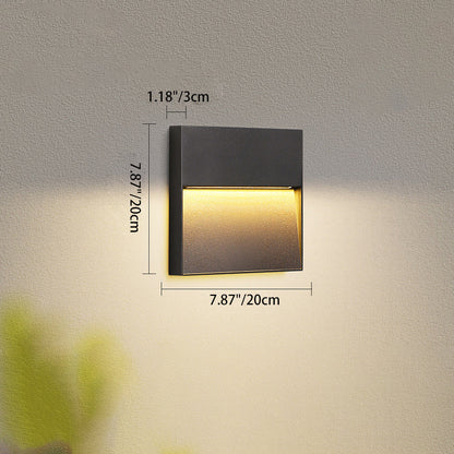 Waterproof Aluminum Round & Square LED Wall Sconce