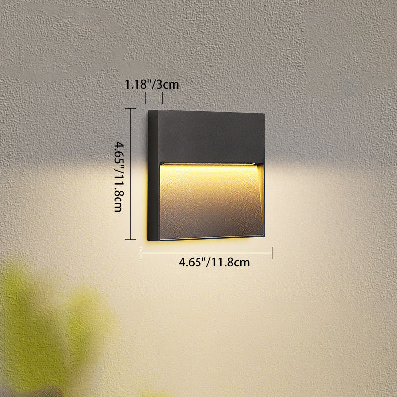 Waterproof Aluminum Round & Square LED Wall Sconce