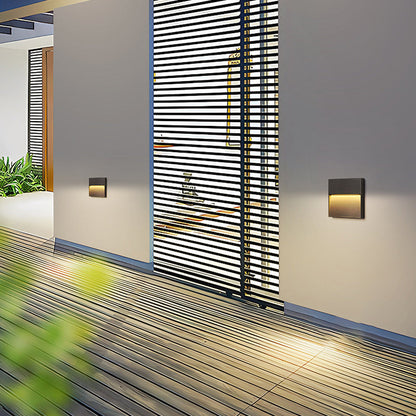 Waterproof Aluminum Round & Square LED Wall Sconce