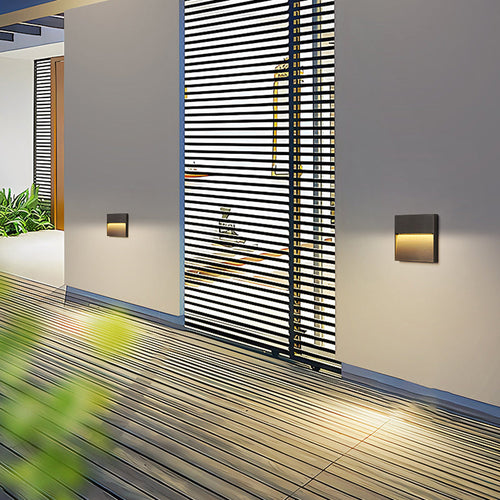 Waterproof Aluminum Round & Square LED Wall Sconce