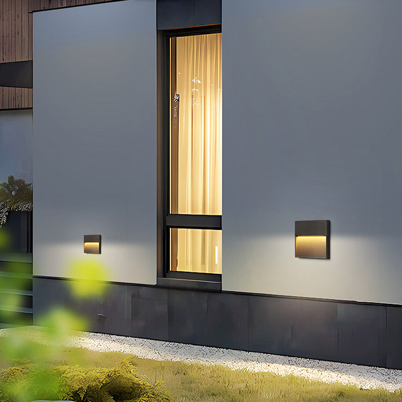 Waterproof Aluminum Round & Square LED Wall Sconce
