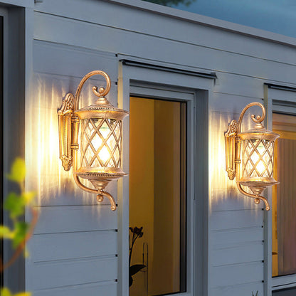 Aluminum Cylindrical 1-Light Waterproof Wall Sconce Lamp