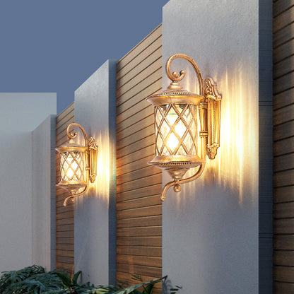 Aluminum Cylindrical 1-Light Waterproof Wall Sconce Lamp