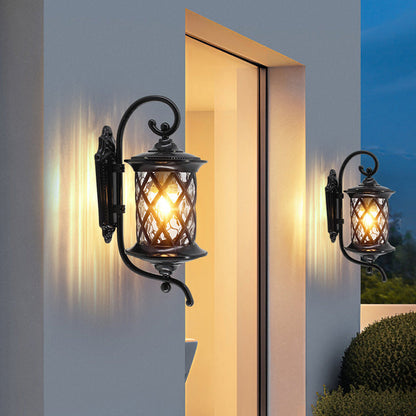 Aluminum Cylindrical 1-Light Waterproof Wall Sconce Lamp