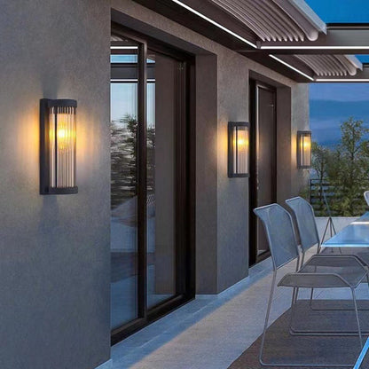 Stainless Cylinder LED Solar Waterproof Wall Sconce Lamp
