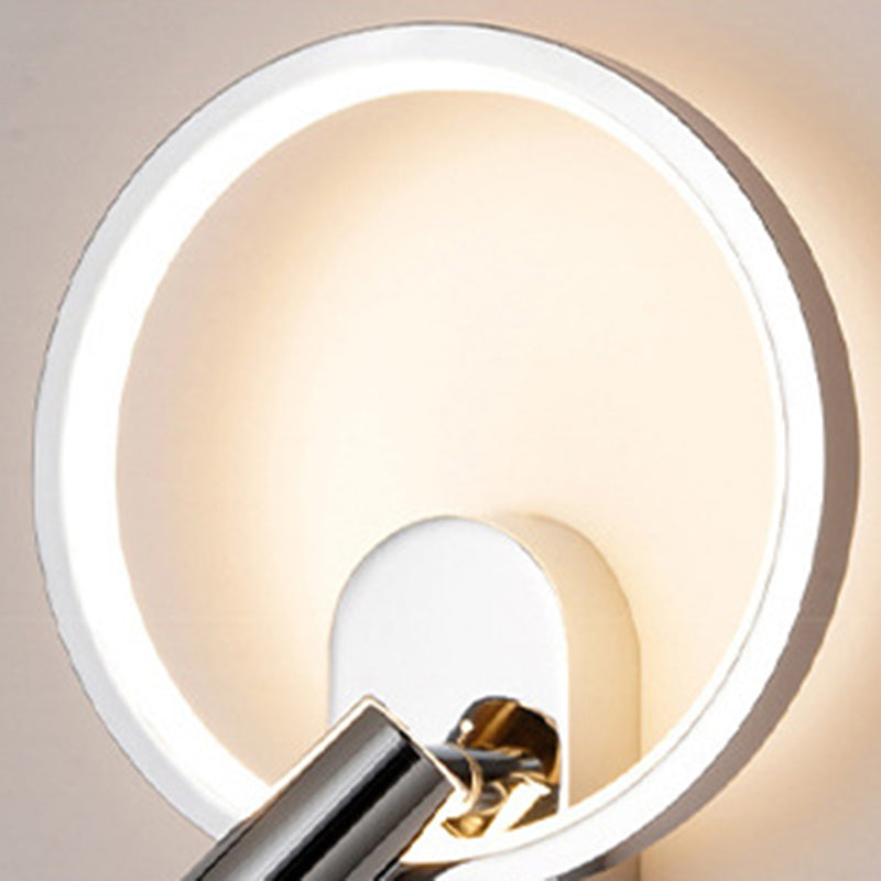 Aluminum LED Wall Sconce Lamp With Adjustable Spotlight
