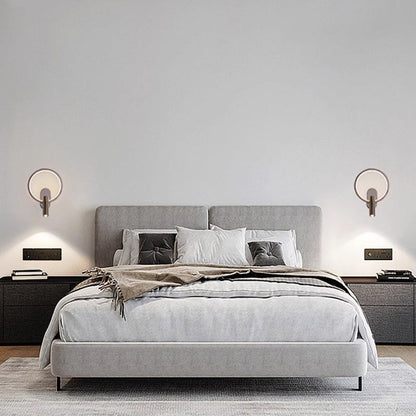 Aluminum LED Wall Sconce Lamp With Adjustable Spotlight