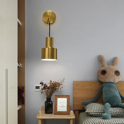 Contemporary Nordic Iron Round 1-Light Wall Sconce Lamp