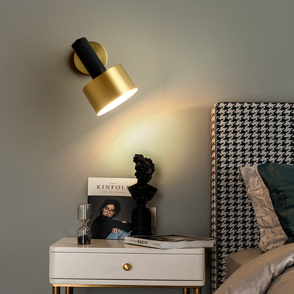Contemporary Nordic Iron Round 1-Light Wall Sconce Lamp