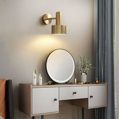 Contemporary Nordic Iron Round 1-Light Wall Sconce Lamp