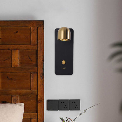 Iron & Aluminum Round Rectangular LED Wall Sconce Lamp