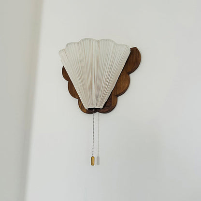 French & Fabric Butterfly-Shaped 1-Light Wall Sconce Lamp