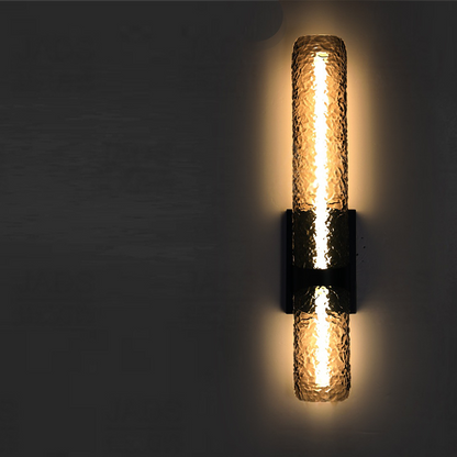 Scandinavian Water Wave Cylinder LED Wall Sconce Lamp