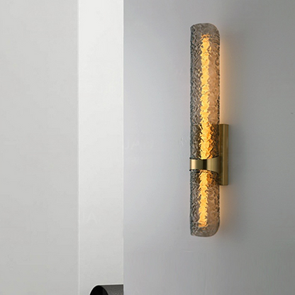 Scandinavian Water Wave Cylinder LED Wall Sconce Lamp