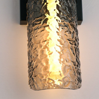 Scandinavian Water Wave Cylinder LED Wall Sconce Lamp